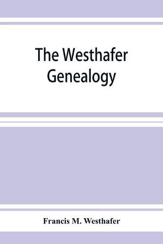Cover image for The Westhafer genealogy