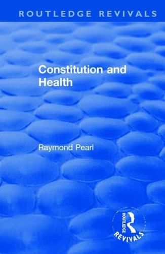 Cover image for Revival: Constitution and Health (1933)