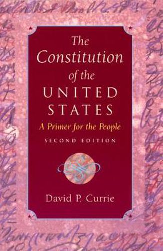 Cover image for The Constitution of the United States: A Primer for the People