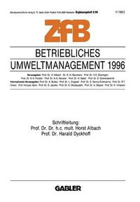 Cover image for Betriebliches Umweltmanagement 1996