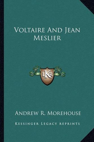 Voltaire and Jean Meslier