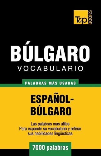 Cover image for Vocabulario espanol-bulgaro - 7000 palabras mas usadas