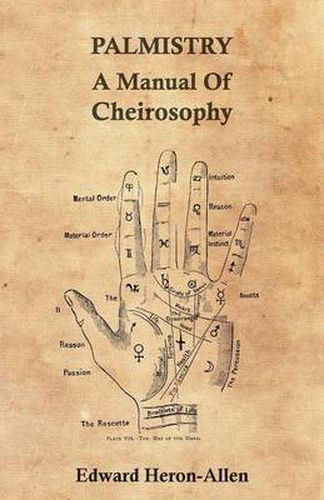 Cover image for Palmistry - A Manual of Cheirosophy