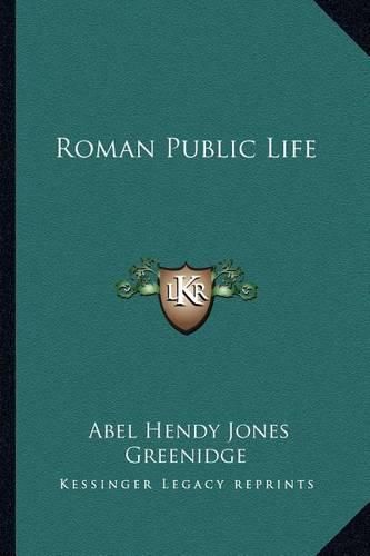 Cover image for Roman Public Life