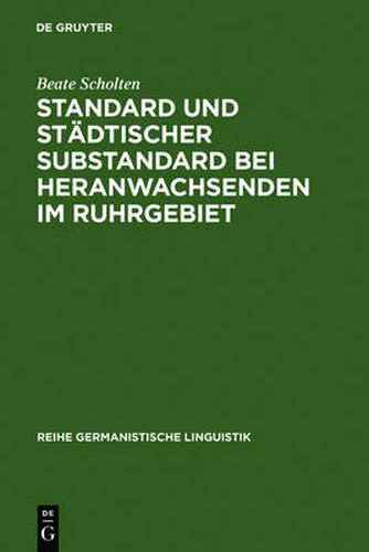 Cover image for Standard Und Stadtischer Substandard Bei Heranwachsenden Im Ruhrgebiet