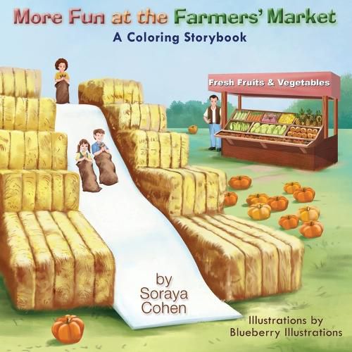 Cover image for More Fun at the Farmers' Market: A Coloring Storybook