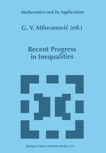 Cover image for Recent Progress in Inequalities