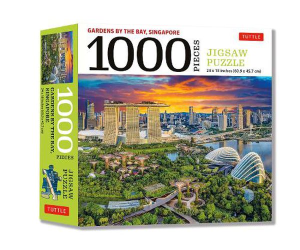 Cover image for Singapores Gardens By The Bay 1000 Piece Jigsaw Puzzle