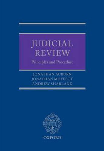 Cover image for Judicial Review: Principles and Procedure