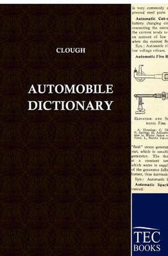 Cover image for Automobile Dictionary