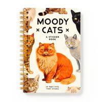 Cover image for Moody Cats Sticker Book