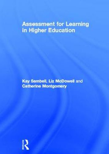 Cover image for Assessment for Learning in Higher Education