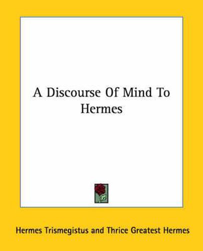 A Discourse of Mind to Hermes