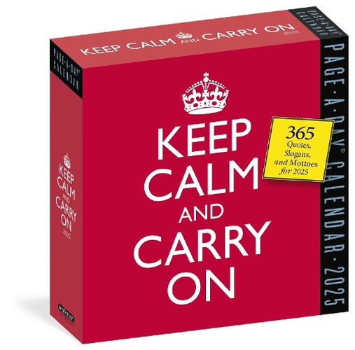 Keep Calm and Carry On Page-A-Day (R) Calendar 2025