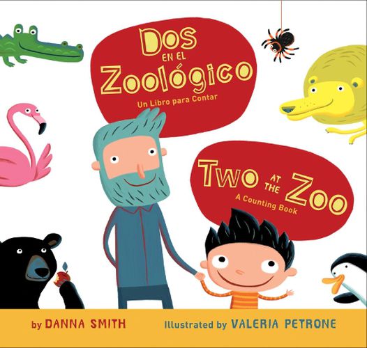 Cover image for Dos en el Zoologico/Two At The Zoo: Un Libro Para Contar/A Counting Book