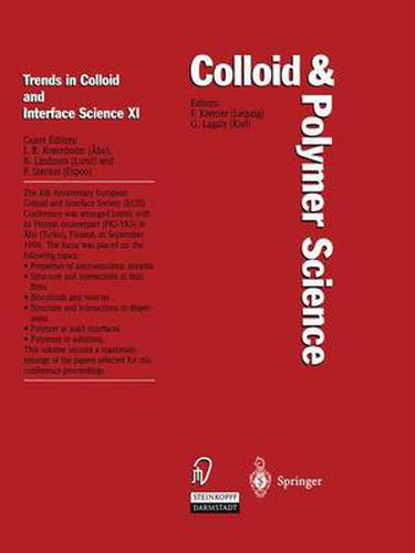 Cover image for Trends in Colloid and Interface Science XI