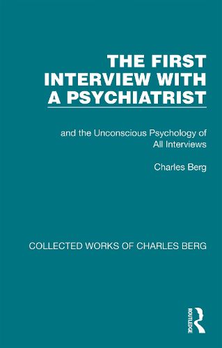 Cover image for The First Interview with a Psychiatrist