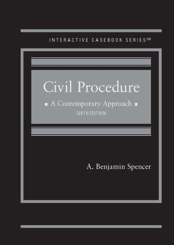 Cover image for Civil Procedure: A Contemporary Approach - CasebookPlus