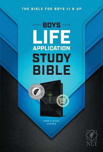 Cover image for NLT Boys Life Application Study Bible, Neon/Black, Indexed