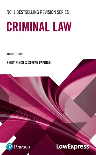 Cover image for Law Express: Criminal Law