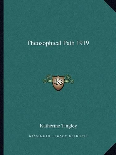 Theosophical Path 1919