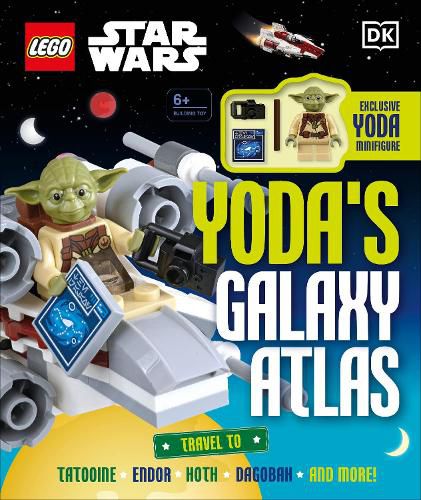 Cover image for LEGO Star Wars Yoda's Galaxy Atlas: With Exclusive Yoda LEGO Minifigure