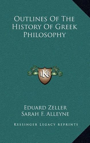 Outlines of the History of Greek Philosophy