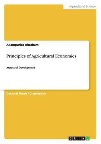 Cover image for Principles of Agricultural Economics: Aspect of Development