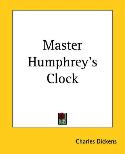 Cover image for Master Humphrey's Clock