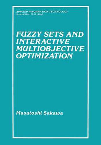 Cover image for Fuzzy Sets and Interactive Multiobjective Optimization