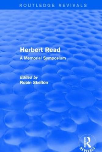 Cover image for Herbert Read: A Memorial Symposium