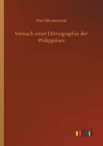 Cover image for Versuch einer Ethnographie der Philippinen