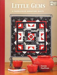 Cover image for Little Gems: 15 Paper-Pieced Miniature Quilts