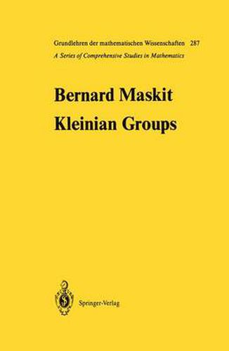 Cover image for Kleinian Groups