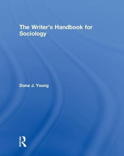 Cover image for The Writer's Handbook for Sociology