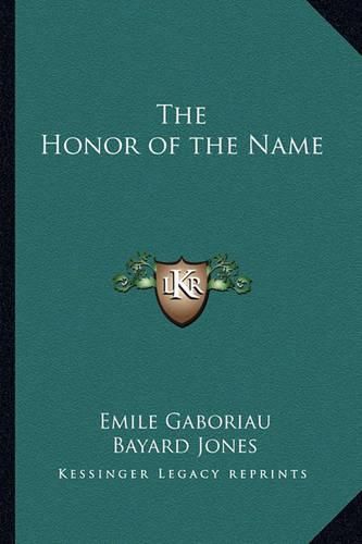 Cover image for The Honor of the Name