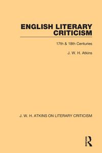 Cover image for English Literary Criticism