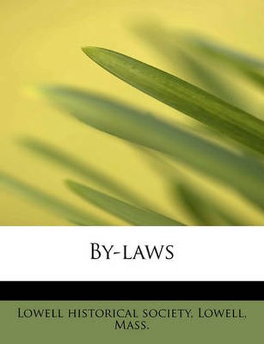 Cover image for By-Laws