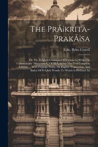 Cover image for The Prakrita-prakasa