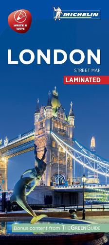 Cover image for London - Michelin City Map 9201: Laminated City Plan