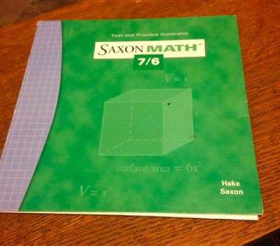 Cover image for Saxon Math 7/6: Student Test & Practice Generator