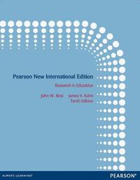 Cover image for Research in Education: Pearson New International Edition