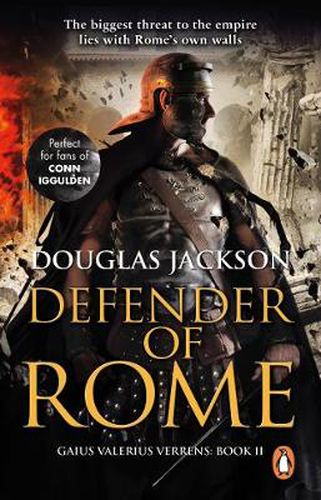 Cover image for Defender of Rome: (Gaius Valerius Verrens 2):  A heart-stopping and gripping novel of Roman adventure