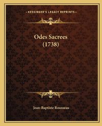 Cover image for Odes Sacrees (1738)