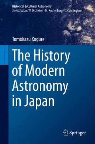 Cover image for The History of Modern Astronomy in Japan