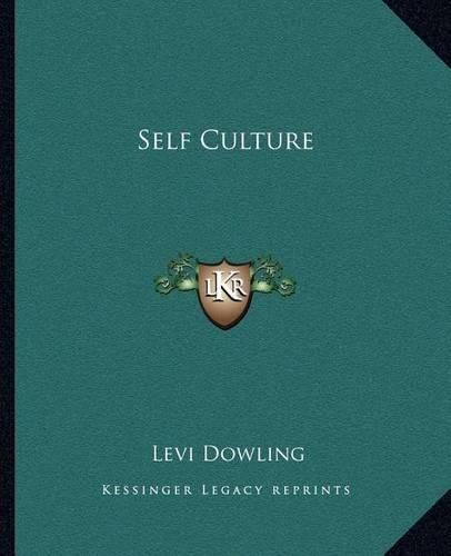 Cover image for Self Culture