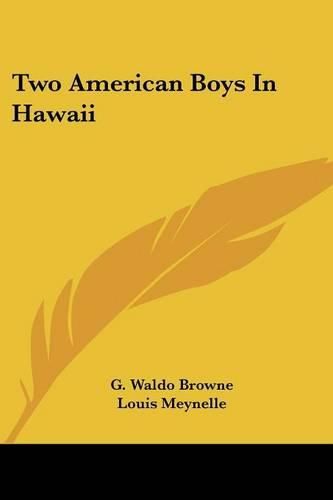 Two American Boys in Hawaii