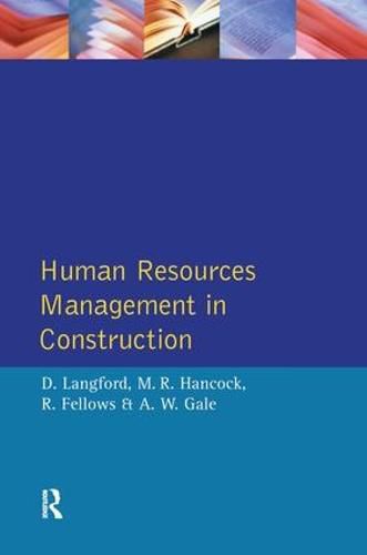 Cover image for Human Resources Management in Construction