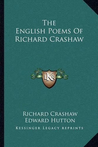 The English Poems of Richard Crashaw