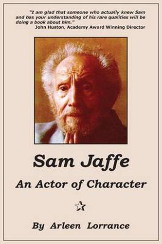 Cover image for Sam Jaffe: An Actor of Character